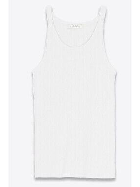 RAGDOLL LA  white racerback tank top size Xs NWT